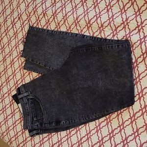 gap black acid wash skinny jeans